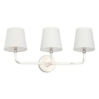  Dawson 3 Bulb Bathroom Lighting - Polished Nickel