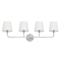  Dawson 4 or More Bulb Bathroom Lighting - Brushed Nickel