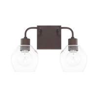  HomePlace 2 Bulb Bathroom Lighting - Bronze