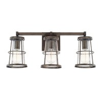  Beaufort 3 Bulb Bathroom Lighting - Nordic Grey