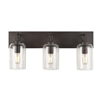  3 Bulb Bathroom Lighting - Old Bronze