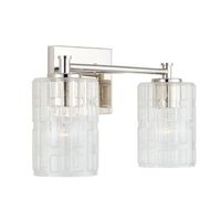  Emerson 2 Bulb Bathroom Lighting - Polished Nickel