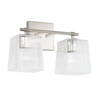  Lexi 2 Bulb Bathroom Lighting - Polished Nickel