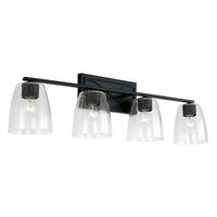  Sylvia 4 or More Bulb Bathroom Lighting - Matte Black