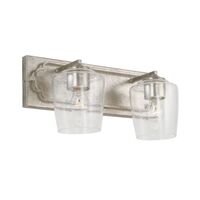  Merrick 2 Bulb Bathroom Lighting - Antique Silver