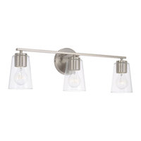  Portman 3 Bulb Bathroom Lighting - Brushed Nickel