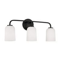  Lawson 3 Bulb Bathroom Lighting - Matte Black