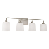  Presley 4 or More Bulb Bathroom Lighting - Brushed Nickel