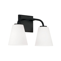 Bathroom Lighting (2 Bulbs) 14-1/2" Width Bathroom Lighting (2 Bulbs) 14-1/2" Width
