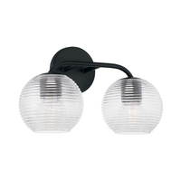Bathroom Lighting (2 Bulbs) 15-1/2" Width Bathroom Lighting (2 Bulbs) 15-1/2" Width