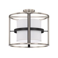  Tux Flush Mount Ceiling Light - Black Tie