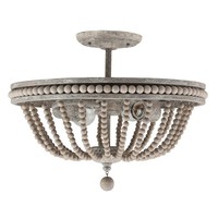  Kayla Semi Flush Mount Ceiling Light - Mystic Sand