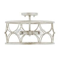  Ricci Semi Flush Mount Ceiling Light - Winter White