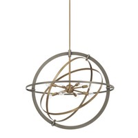  Down Light Pendant Light - Aged Nickel