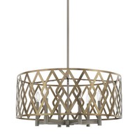  Drum Pendant Pendant Light - Aged Nickel