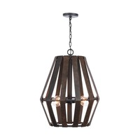  Walker Entrance / Foyer Pendant Light - Rustic Iron