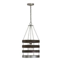  Ashton Entrance / Foyer Pendant Light - Carbon Grey / Matte Nickel