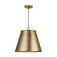  Independent Down Light Pendant Light - Aged Brass