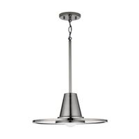  Independent Down Light Pendant Light - Black Chrome