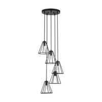  Independent Down Light Pendant Light - Matte Black