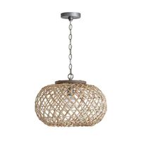  Rainey Down Light Pendant Light - Grey Wash / Antique Nickel