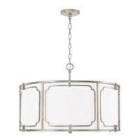  Merrick Drum Pendant Pendant Light - Antique Silver