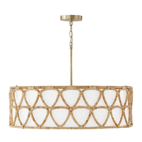  Tulum Down Light Pendant Light - Matte Brass