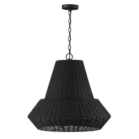  Boca Down Light Pendant Light - Matte Black