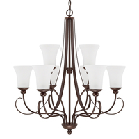 Mid Sized Chandelier 30-1/2" Width