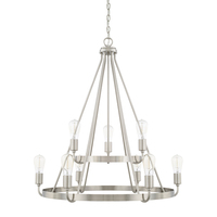  HomePlace Mid Sized Chandelier Chandelier - Brushed Nickel