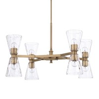  Lyra Linear Pendant Pendant Light - Aged Brass