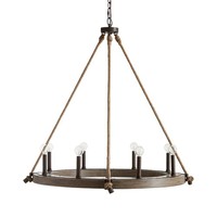  Tybee Large Foyer Chandelier Chandelier - Nordic Grey