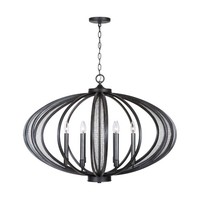  Hera Large Foyer Chandelier Chandelier - Midnight Grey