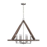  Hugo Mid Sized Chandelier Chandelier - Grey Wash / Matte Nickel