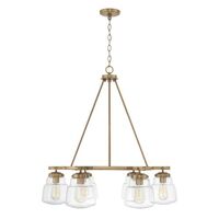  Dillon Mid Sized Chandelier Chandelier - Aged Brass