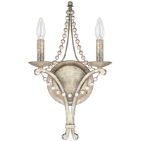  Adele Multi Bulb Wall Sconce - Silver Quartz