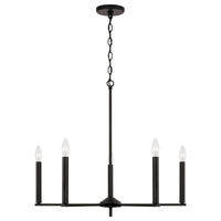  Portman Mid Sized Chandelier Chandelier - Matte Black