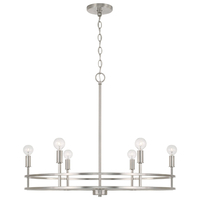  Fuller Mid Sized Chandelier Chandelier - Brushed Nickel