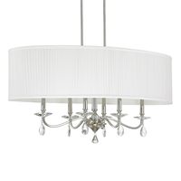  Alisa Linear Pendant Pendant Light - Polished Nickel