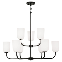  Lawson Mid Sized Chandelier Chandelier - Matte Black