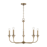  Presley Mid Sized Chandelier Chandelier - Aged Brass
