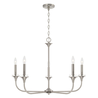  Presley Mid Sized Chandelier Chandelier - Brushed Nickel