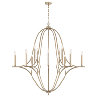  Claire Large Foyer Chandelier Chandelier - Brushed Champagne