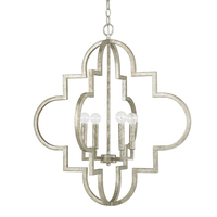  Ellis Entrance / Foyer Pendant Light - Antique Silver