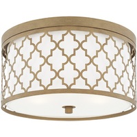  Ellis Flush Mount Ceiling Light - Brushed Gold