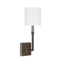  Zac 1 Bulb Wall Sconce - Urban Grey