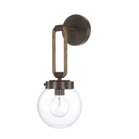  Beaufort 1 Bulb Wall Sconce - Nordic Grey