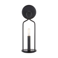  Sonnet 1 Bulb Wall Sconce - Matte Black