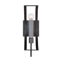  Lathem 1 Bulb Wall Sconce - Midnight Grey