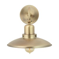  1 Bulb Wall Sconce - Aged Brass